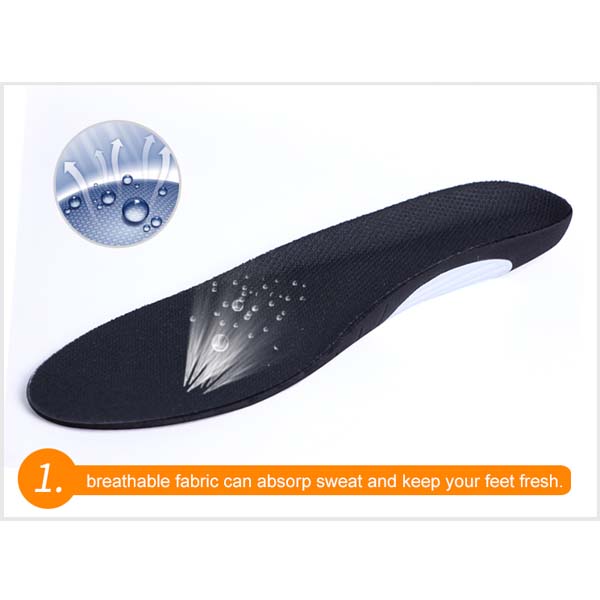 Shock Absorption Comfort and Energy PU Insole for Adults ZG -1869