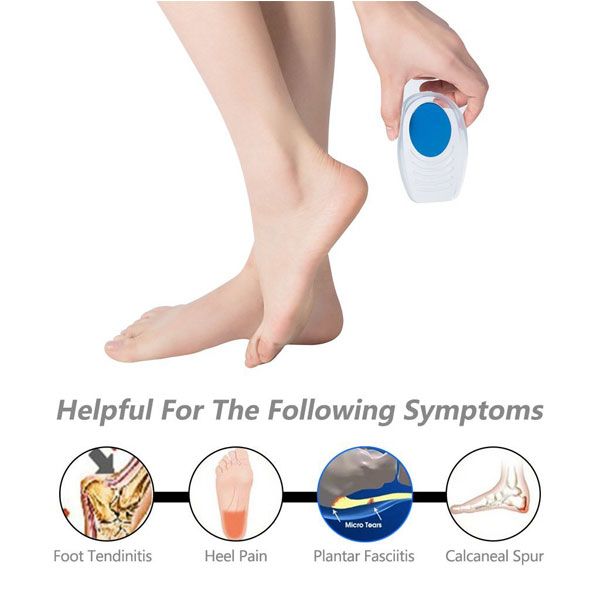 Foot Care Comfort Silicone Foot Pad Insole Silicone Gel Heel Cup Cushion Pad ZG -207