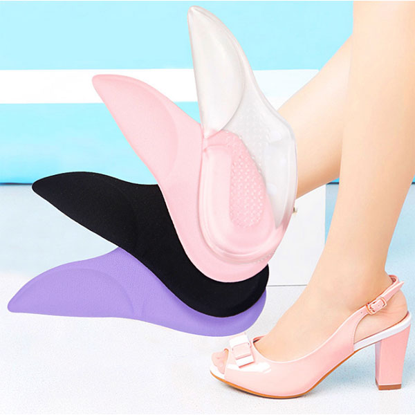 Amazon Hot Selling Women High Heel Shoes Transparente PU Gel Cushion Pad ZG -412