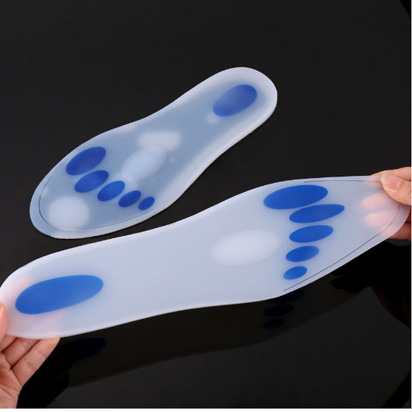 2018 Hot Selling Healthy Care Shock Absorption Plantar Fasciitis pain Relief Medical Silicone Insole ZG -1885
