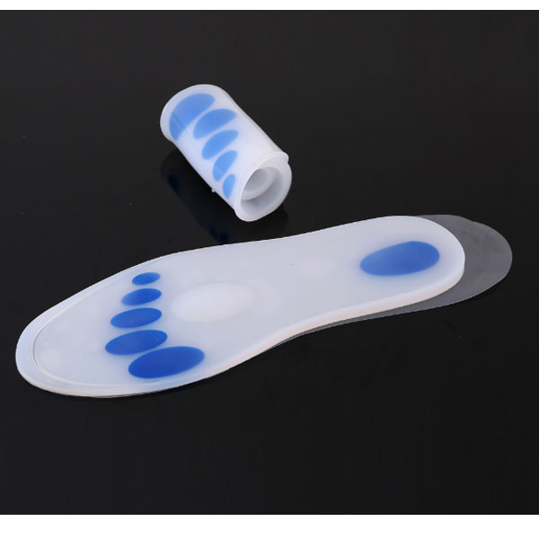 2018 Hot Selling Healthy Care Shock Absorption Plantar Fasciitis pain Relief Medical Silicone Insole ZG -1885