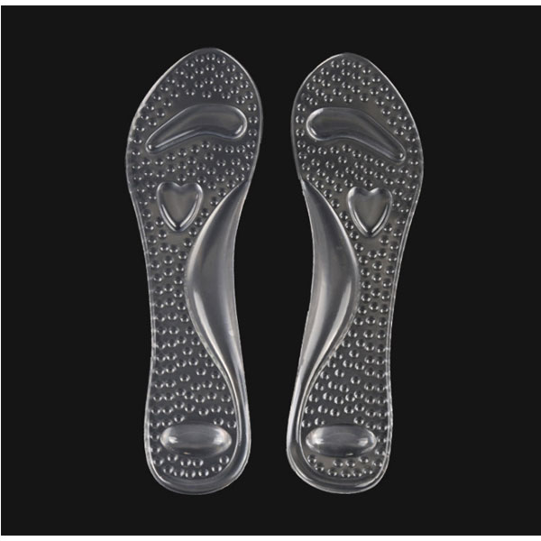 New Foot Care Confortável Transparente Sticky Pu Gel Insole For High Heel Shoes ZG -353