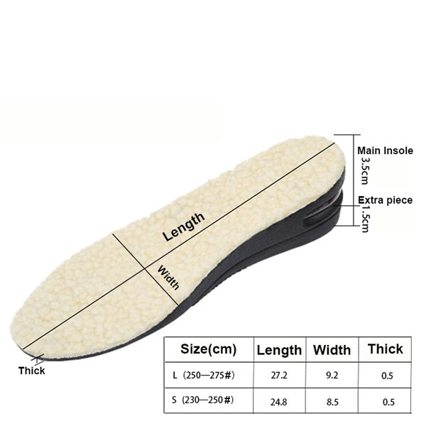 Factory Price Fast delivery Winter Warm Layer Insole Full Length Inserts For Women and Men ZG -481