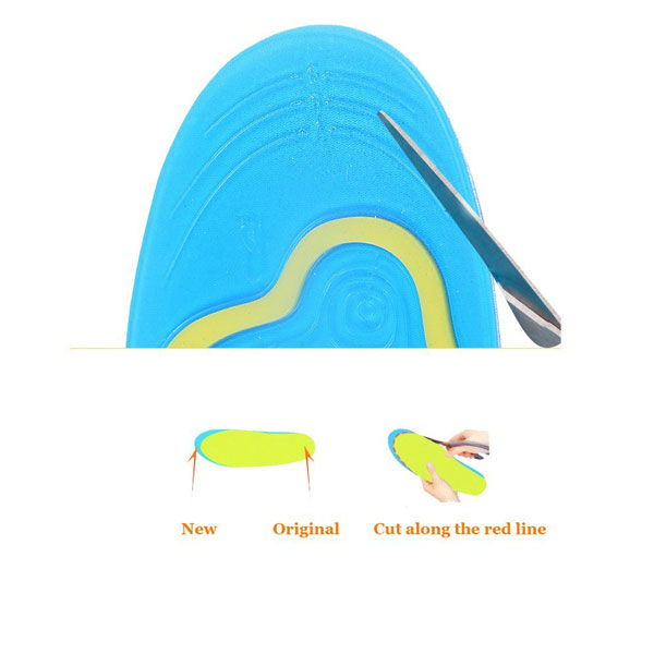 Hot Selling TPU Air Flow Inflatable Cushion Insole Pain Relief Pad For Women and Men ZG -1818