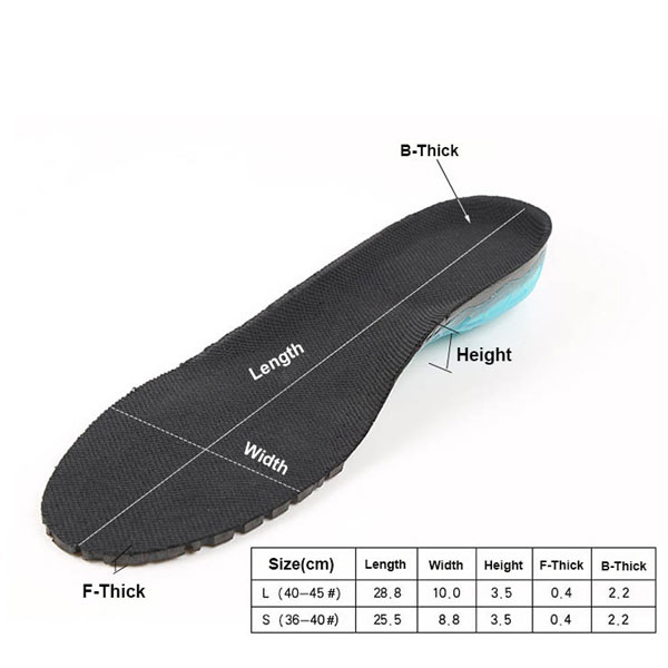 Sport Shoes Liquid Filled Carbon Cell Heated Vibrating Insoles ZG -215