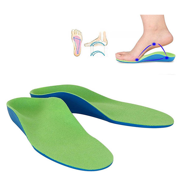 2018 Hot Selling High Arch Orthotics Shock Absorption Pain Relief Sport EVA Insole For Child ZG -250