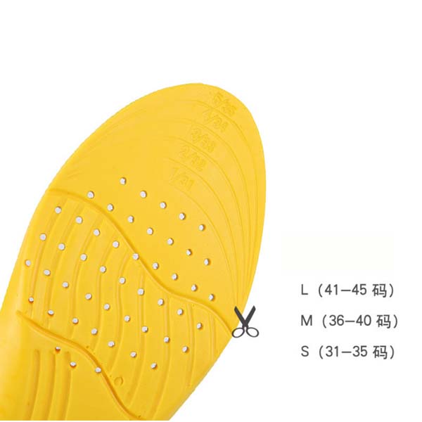 Anti Fatigue Superior Cushioning Shock Absorption Daily Wear PU Sports Shoe Insoles ZG -426