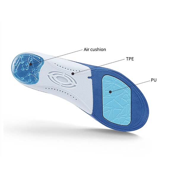 New Arrival Foot Care Sports TPU Air Cushion Massage Insole For Women and Men ZG -1893