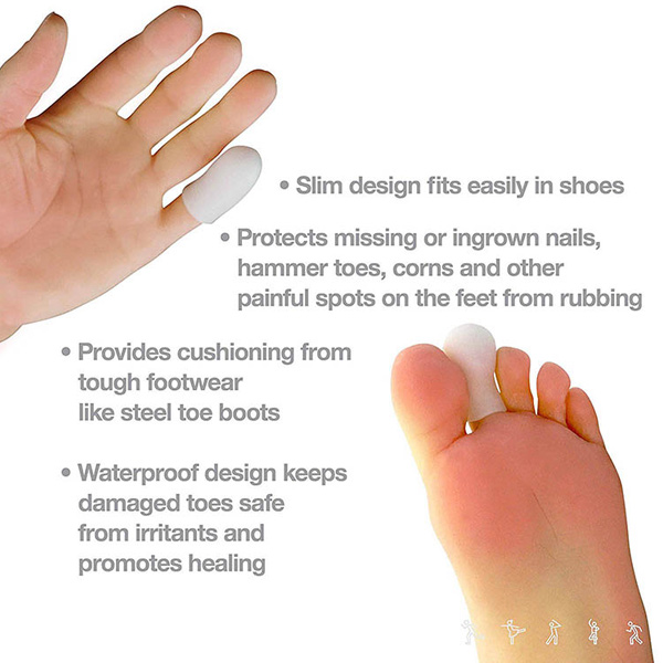 Super Soft Silicon Gel Toe Separator Shoes Toe Cap Protector Sport Finger Protector ZG -267