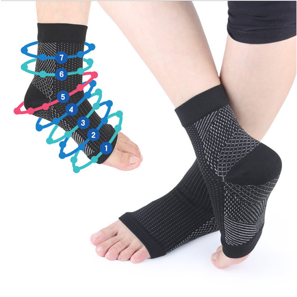 Nylon Ankle Sport Support Sock Plantar Fasciitis compression socks ZG -370