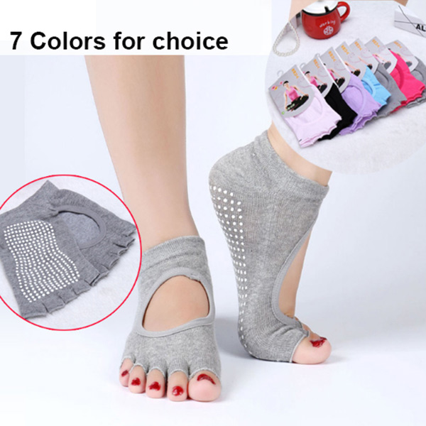 Top Quality Customized Non Slip Yoga Grip Socks For Women ZG -301
