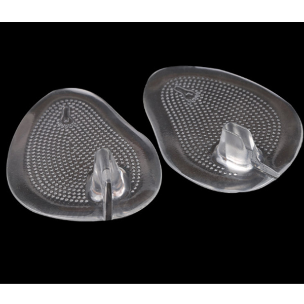 Transparente Dot Massage Foot Care Shock Absorption Self -sticky PUL GEL Half Forefoot Insole Pad for Flip Flops ZG -252