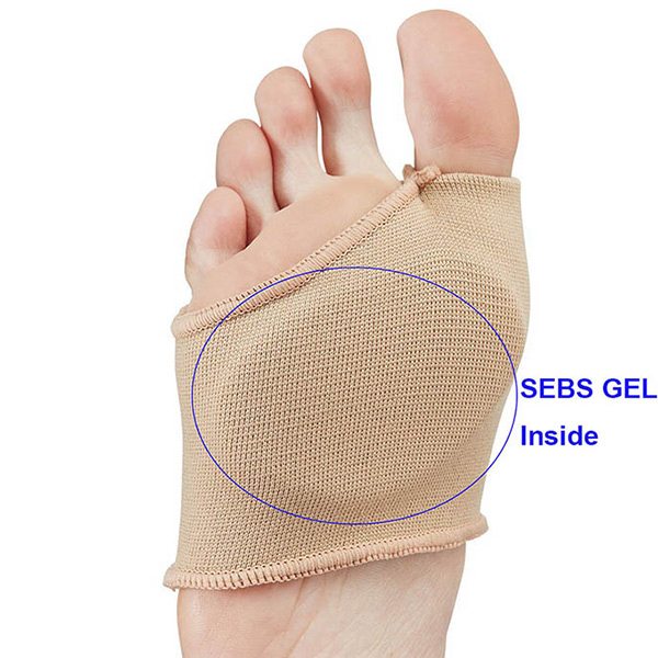Metatarsal Gel Sleeve Forefoot Cushion Pad Supports Ball of Foot Health ZG -258