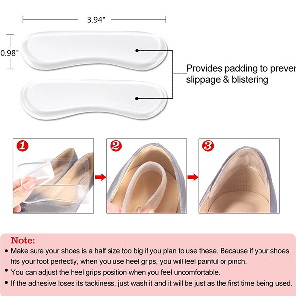 Linhas Heel Grips e Arch Support Back Heel Insoles Cushions for Shoes ZG -273