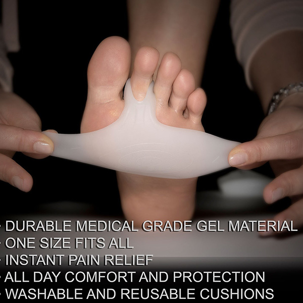 Novos produtos Silicone médico Páginas metatariais originais Bola Gel Pad de pés Cushions Cushions Rapid Foot Pain Relief ZG -282