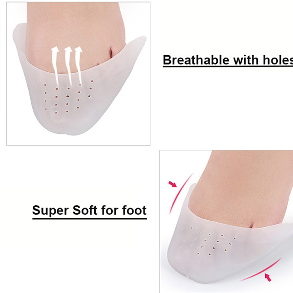 Venda a granel Hot Sale Washable Silicone Ballet Toe Pads Durable Massaging Insoles ZG -443