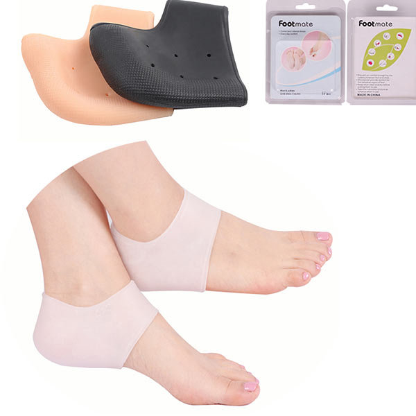 Fabricante Wholesale Gel Socks for Cracked Feet Silicone Gel heel protector ZG -401