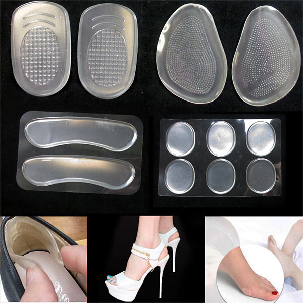 Entrega rápida Silicone Gel Heel Cushion Foot Shoes High heel protector ZG -1821