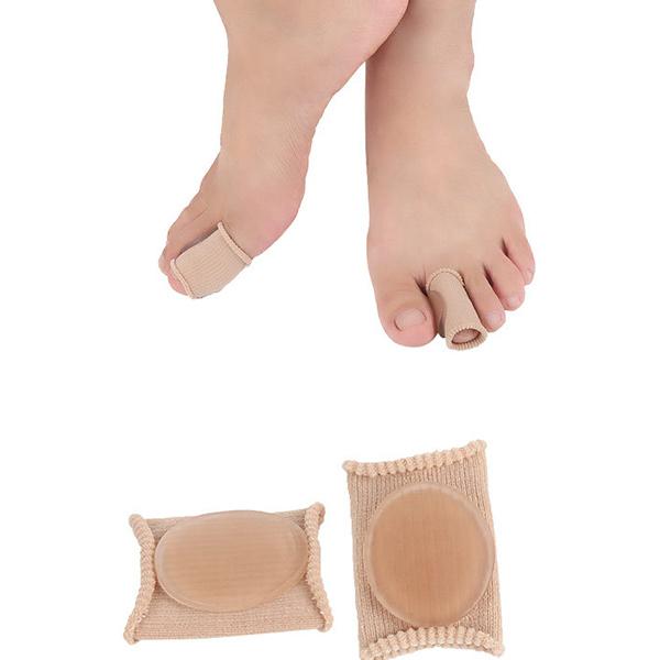 New Arrival Foot Care Fabric Toe Corrector Soft Silicone SEBS Gel Toe Separators ZG -423