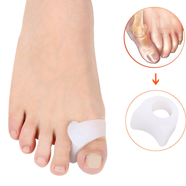 Amazon Hot Selling SEBS Gel Toe Pain Protectores Silicone Toe Separator ZG -434